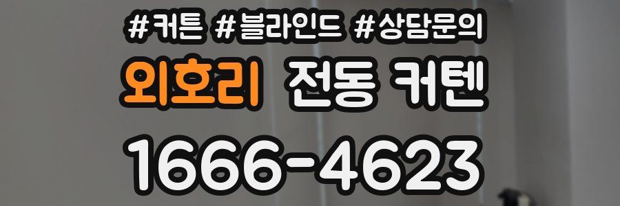 외호리 전동 커텐