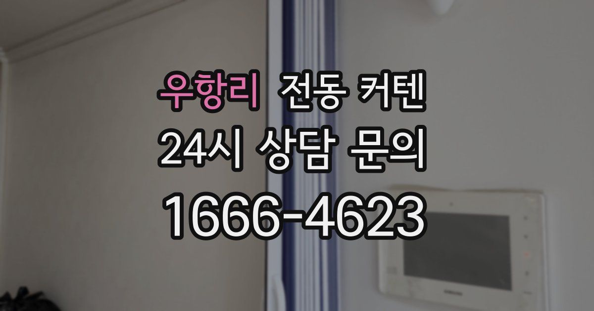 우항리 전동 커텐
