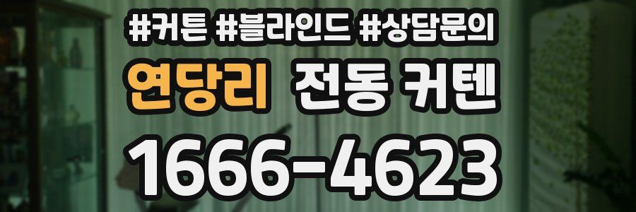 연당리 전동 커텐