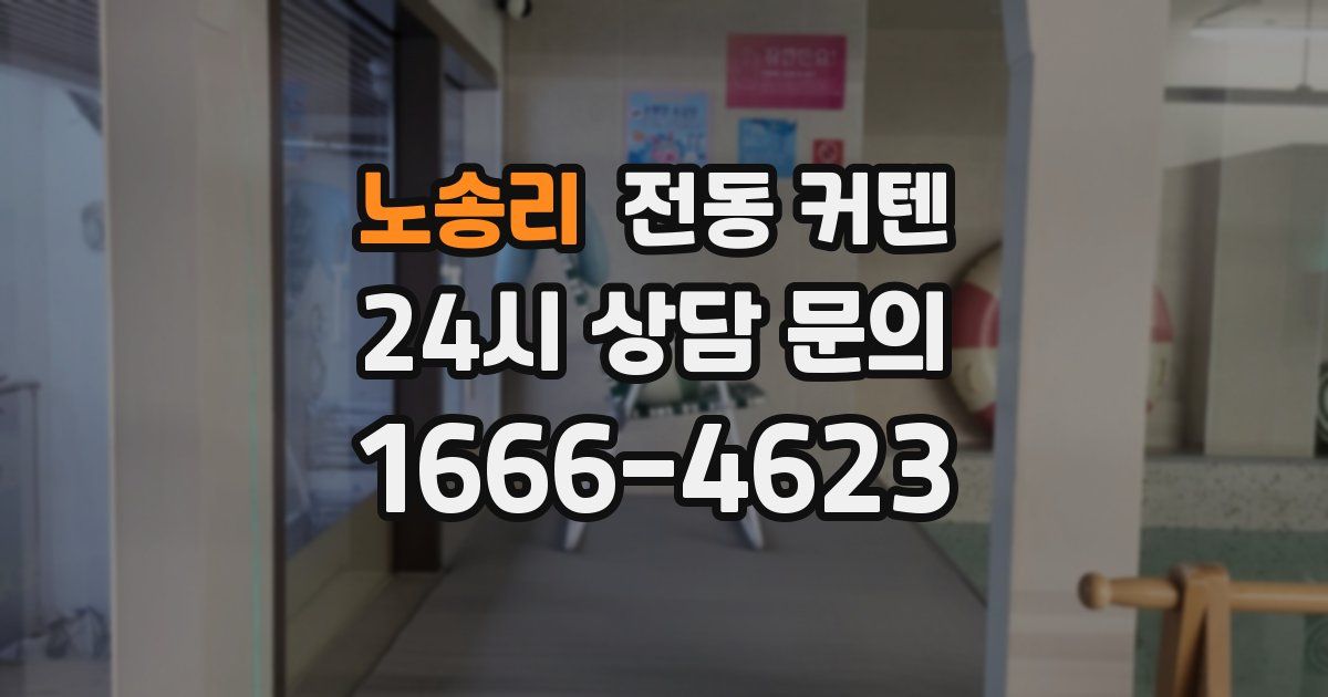 노송리 전동 커텐