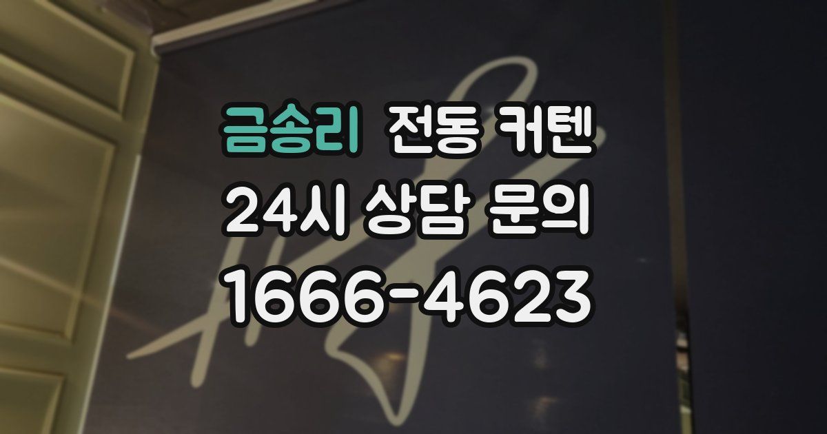 금송리 전동 커텐