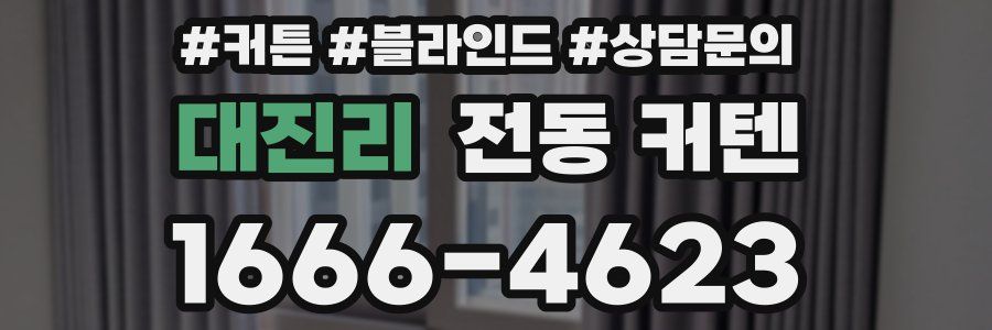 대진리 전동 커텐