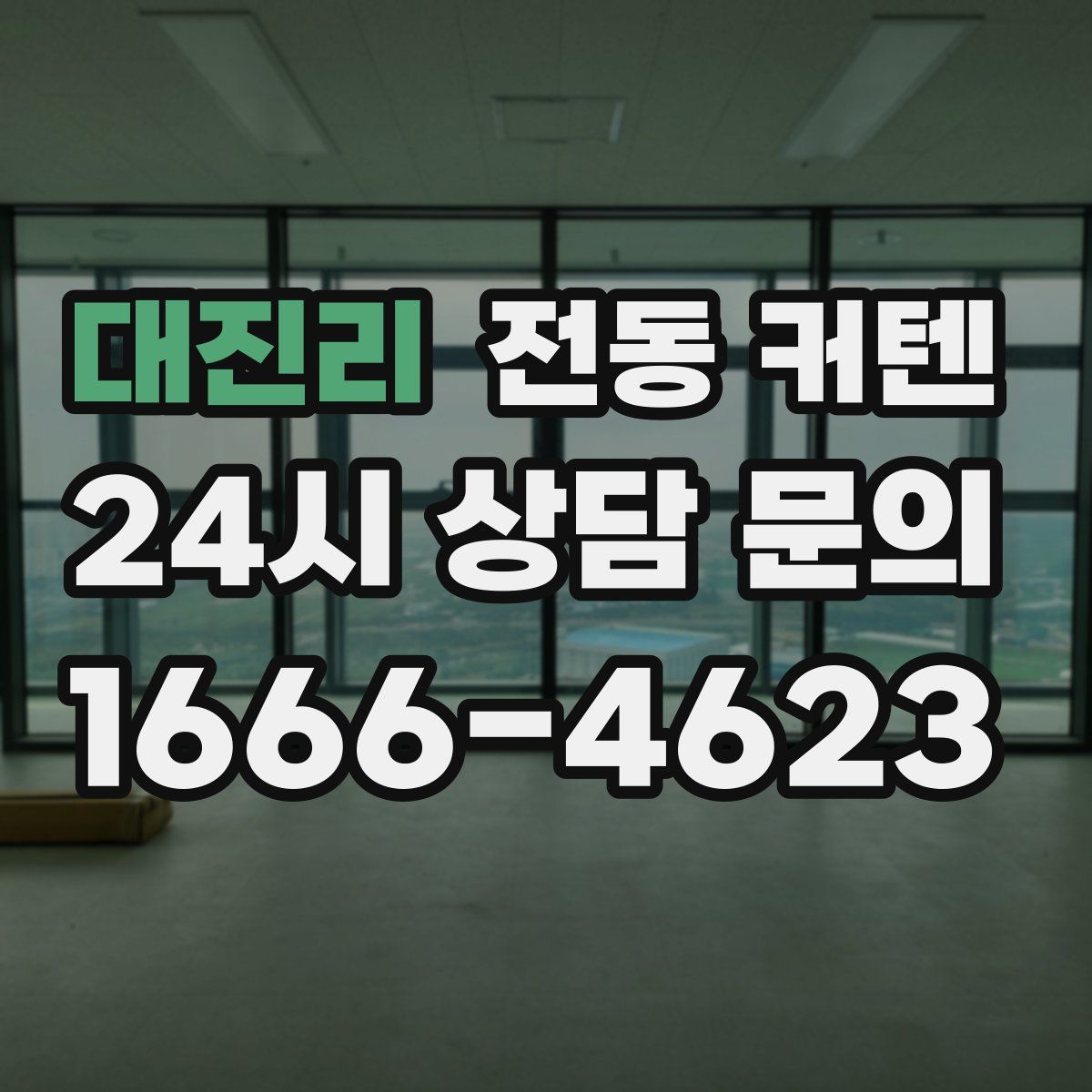 대진리 전동 커텐