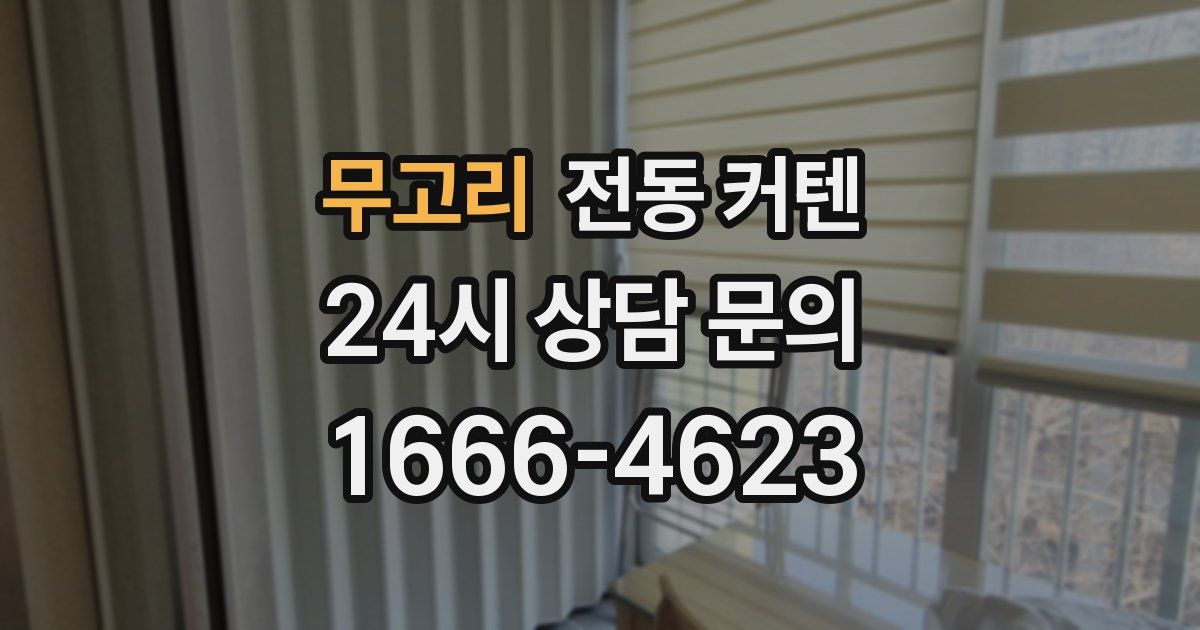 무고리 전동 커텐
