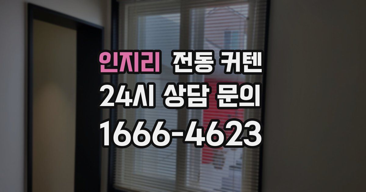 인지리 전동 커텐