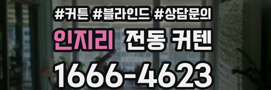 인지리 전동 커텐