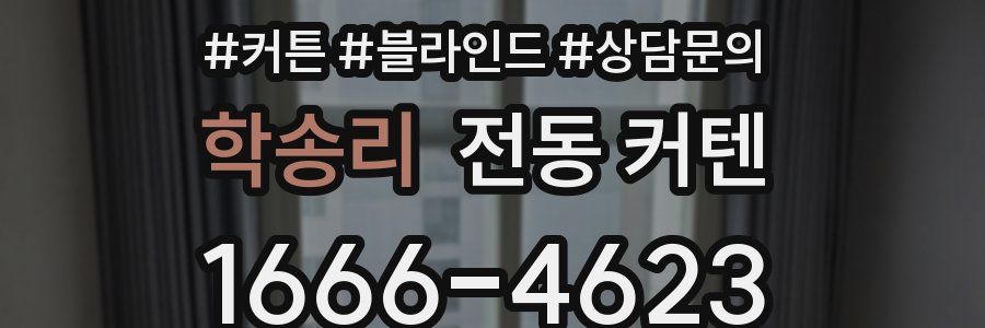 학송리 전동 커텐