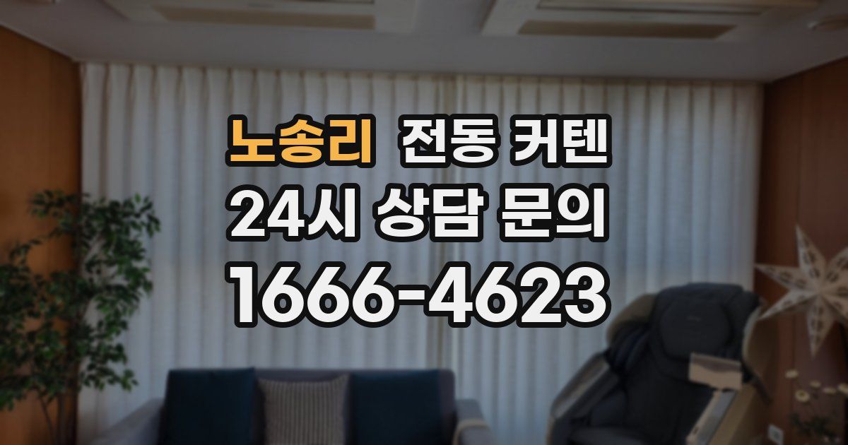 노송리 전동 커텐