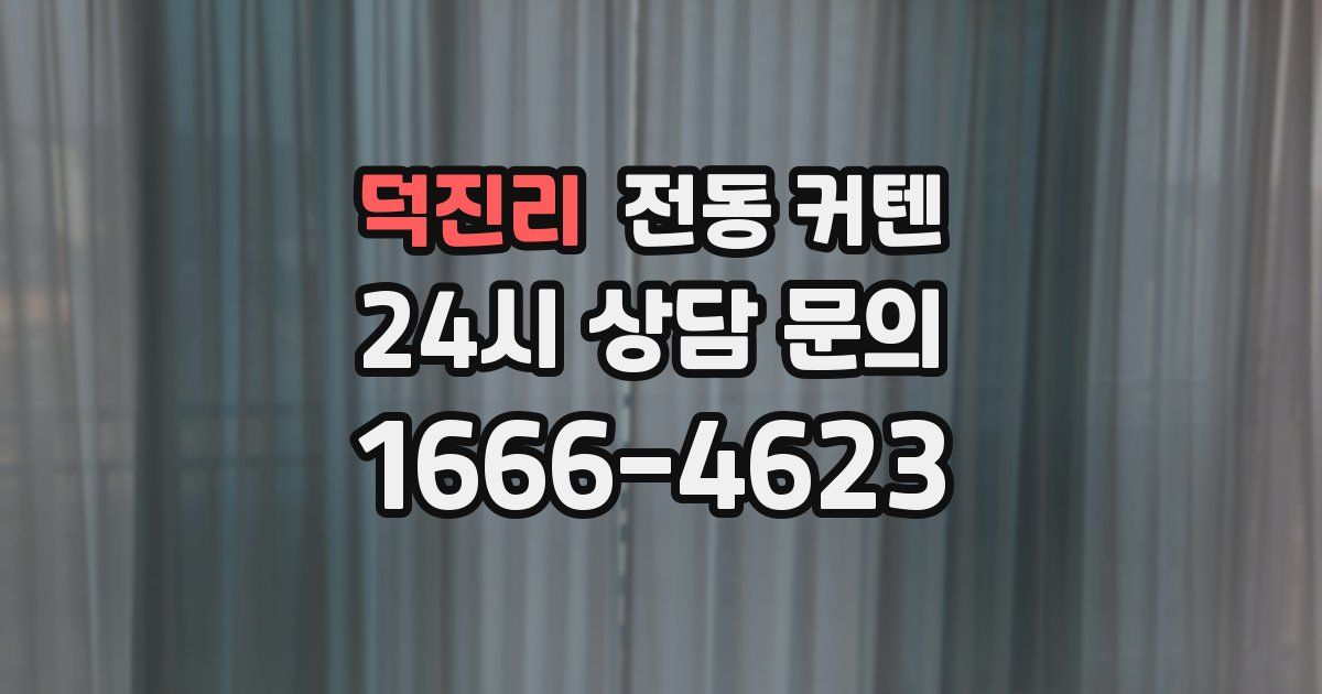 덕진리 전동 커텐