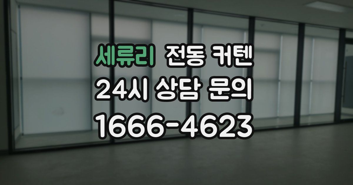 세류리 전동 커텐