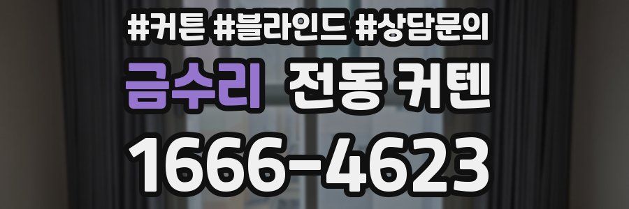 금수리 전동 커텐