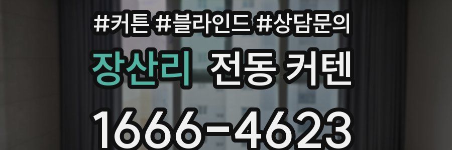 장산리 전동 커텐