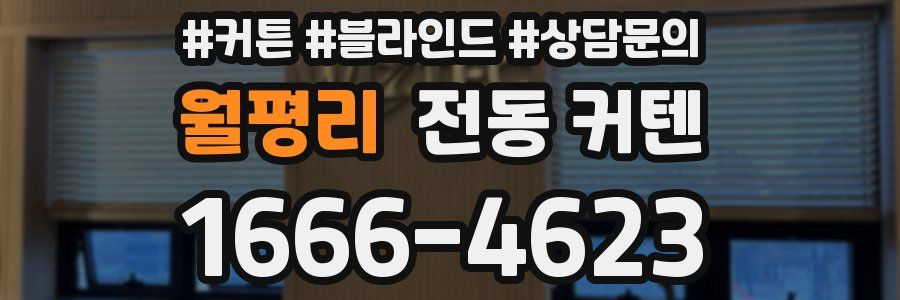 월평리 전동 커텐