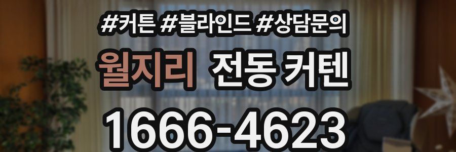 월지리 전동 커텐