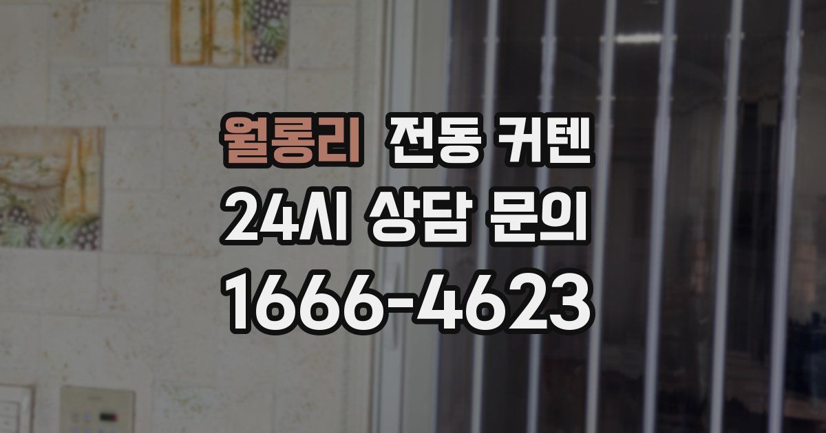월롱리 전동 커텐