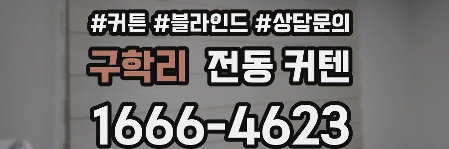 구학리 전동 커텐