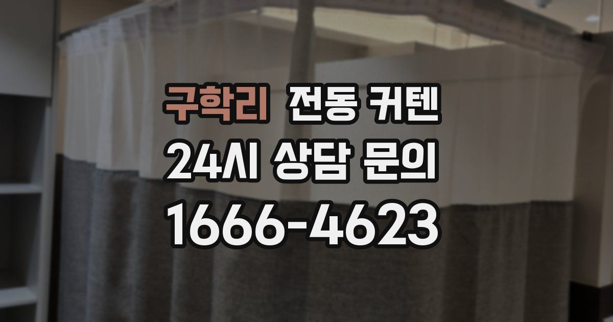 구학리 전동 커텐