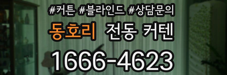 동호리 전동 커텐
