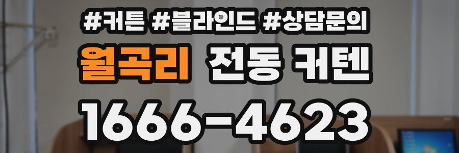 월곡리 전동 커텐