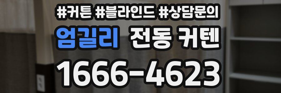 엄길리 전동 커텐
