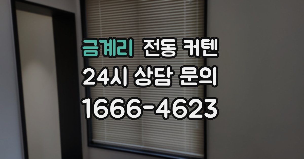 금계리 전동 커텐
