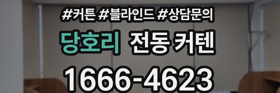 당호리 전동 커텐