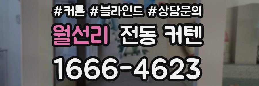 월선리 전동 커텐