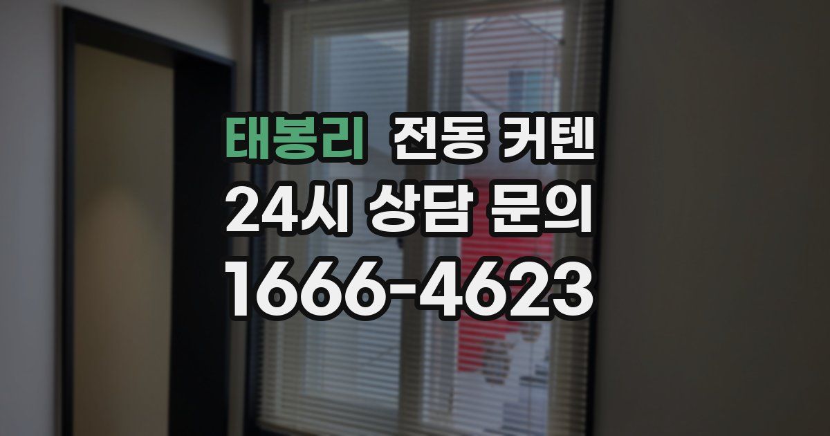 태봉리 전동 커텐