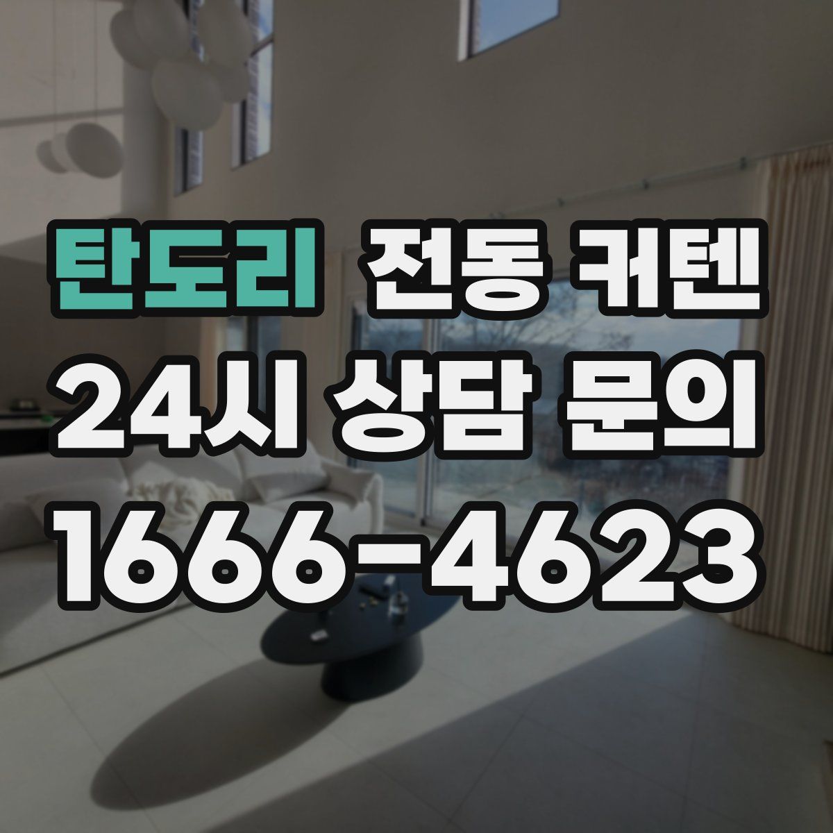 탄도리 전동 커텐