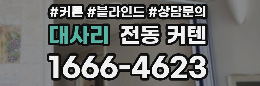 대사리 전동 커텐