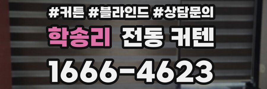 학송리 전동 커텐