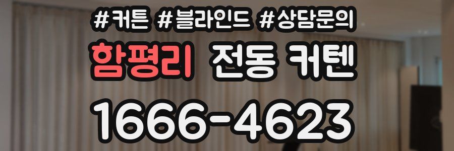 함평리 전동 커텐