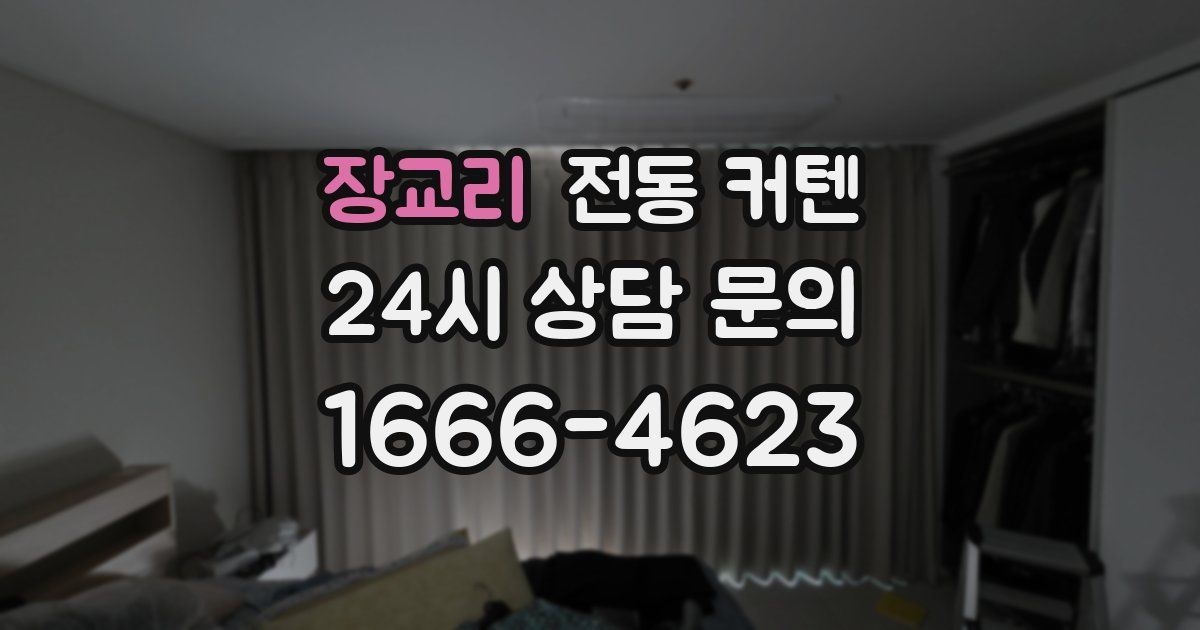 장교리 전동 커텐