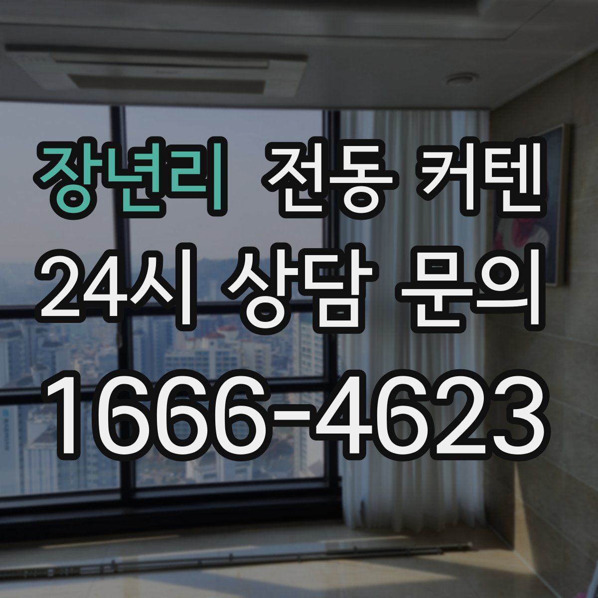 장년리 전동 커텐