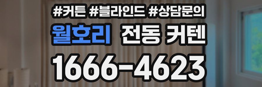 월호리 전동 커텐