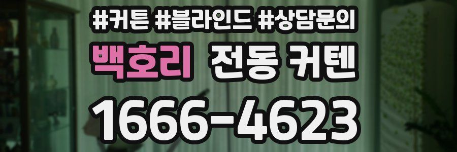 백호리 전동 커텐
