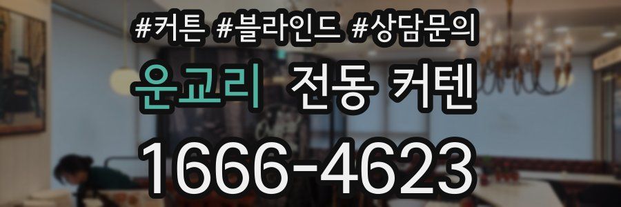운교리 전동 커텐