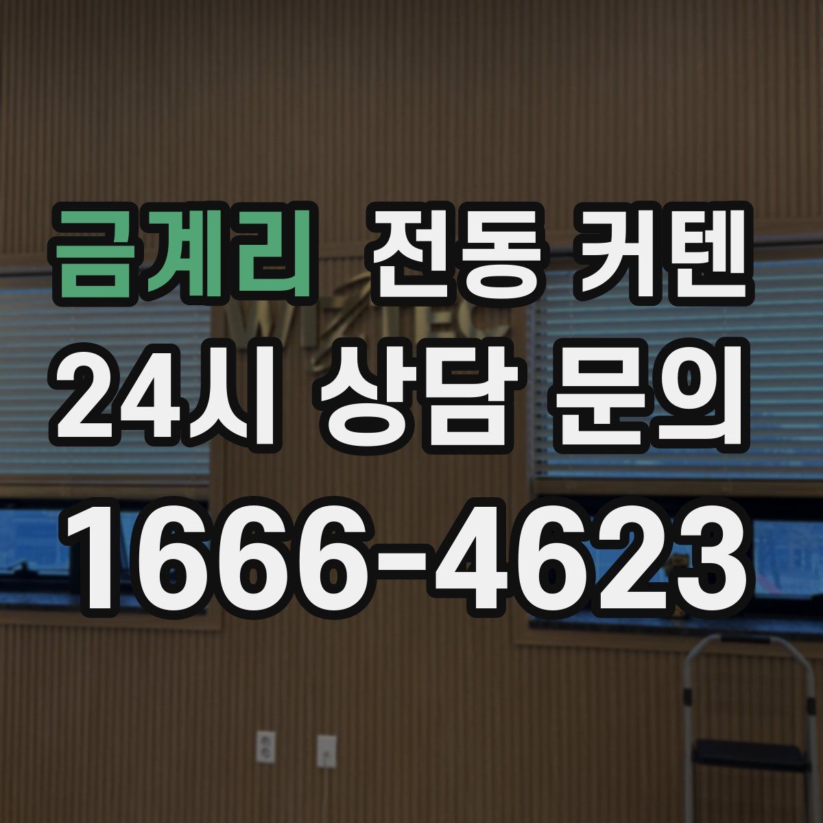 금계리 전동 커텐