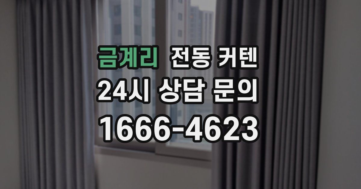 금계리 전동 커텐