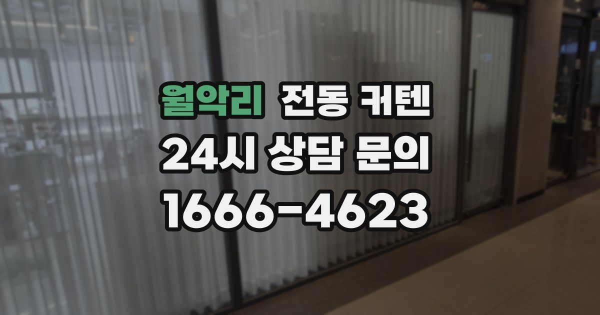 월악리 전동 커텐