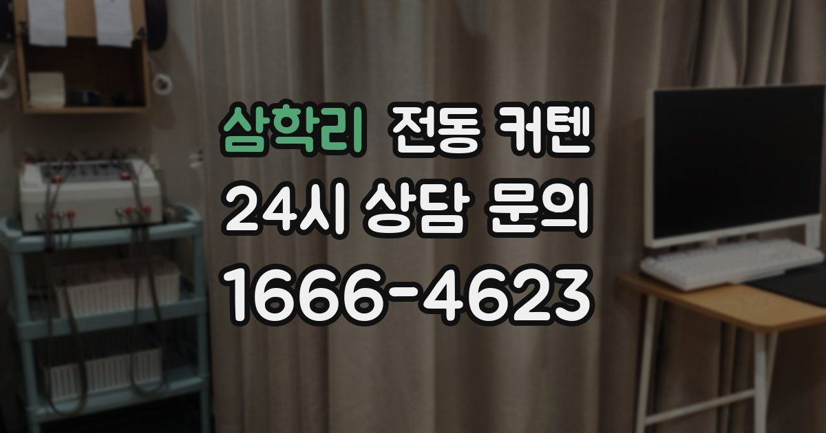 삼학리 전동 커텐