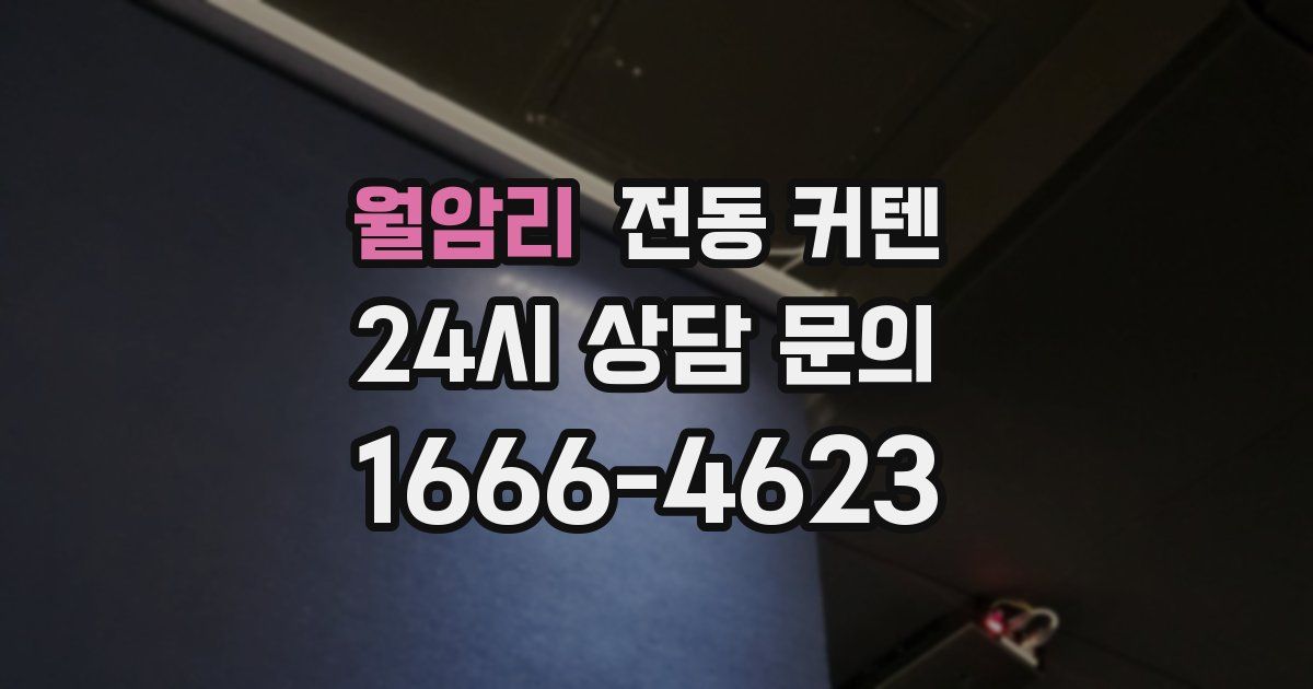 월암리 전동 커텐