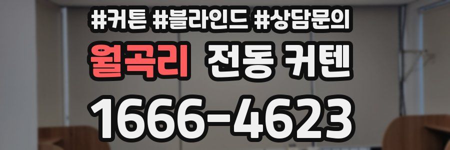 월곡리 전동 커텐