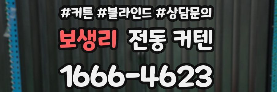 보생리 전동 커텐