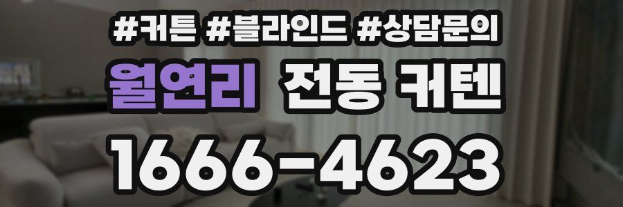 월연리 전동 커텐