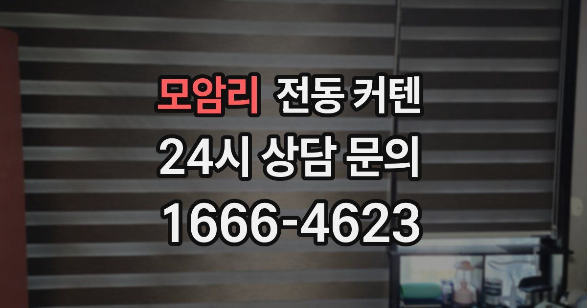 모암리 전동 커텐