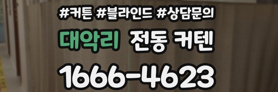 대악리 전동 커텐
