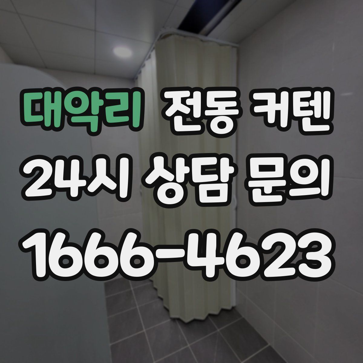 대악리 전동 커텐
