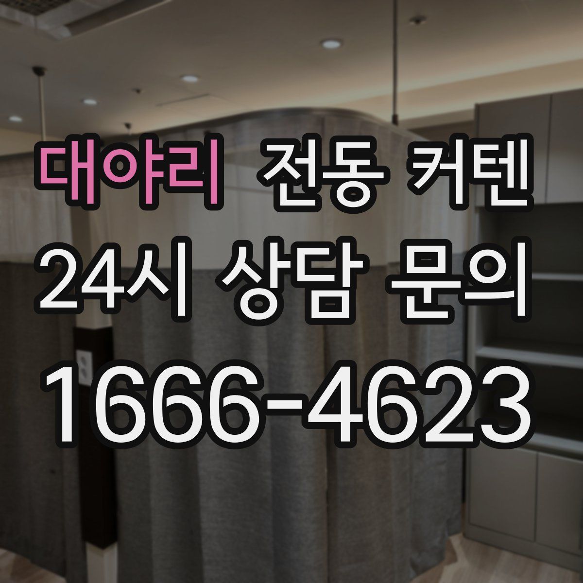 대야리 전동 커텐