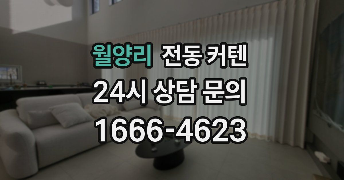 월양리 전동 커텐